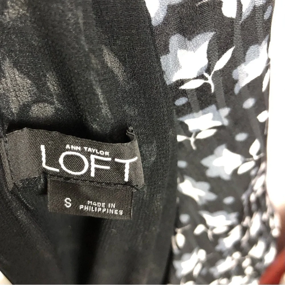 LOFT Floral Print Halter Romper